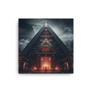 Secret Sanctum: The Illuminati Temple - Limited Edition Canvas Art Print